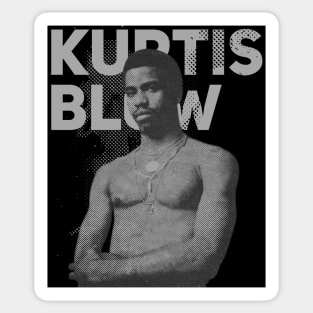 Kurtis blow // Hip hop // Golden age Sticker